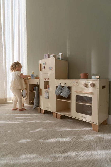 Bancada de Cozinha, Fogão e Forno em Madeira Little Dutch Essentials