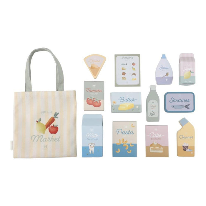 Carrinho de Compras em Madeira com Acessórios Little Dutch