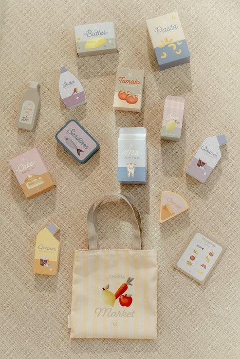 Carrinho de Compras em Madeira com Acessórios Little Dutch