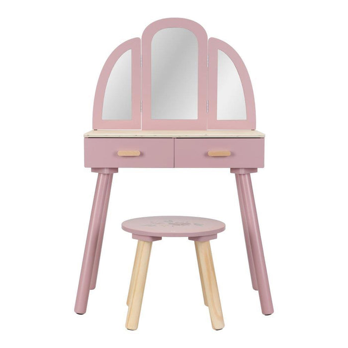 Toucador em Madeira XL com Acessórios Little Dutch Pink