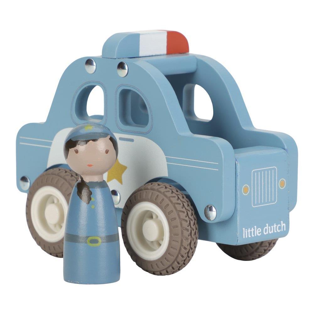 Little Dutch Wooden Police Car with Figure
