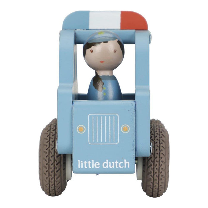 Carro de Polícia com Figura Madeira Little Dutch