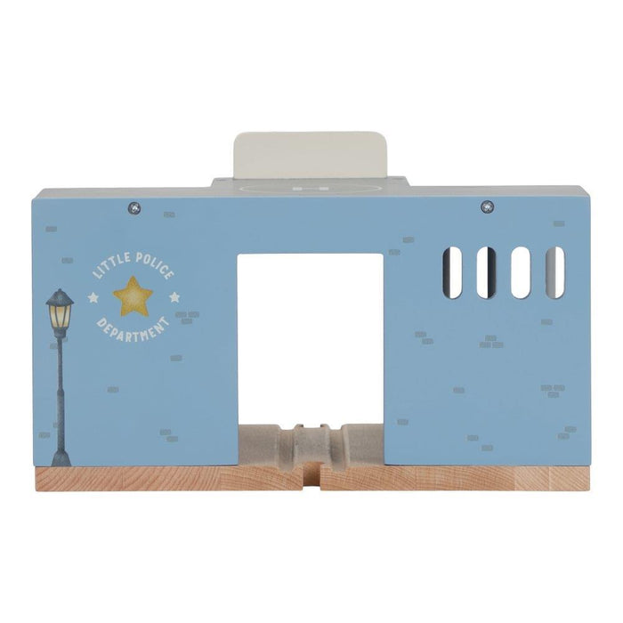Esquadra de Polícia com 5 Figuras em Madeira Little Dutch Blue