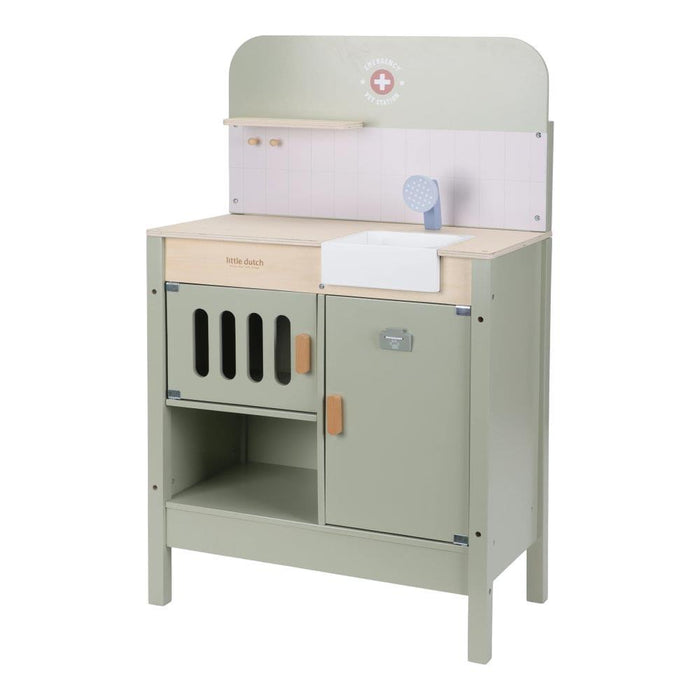 Clínica Veterinária em Madeira com Acessórios Little Dutch Green