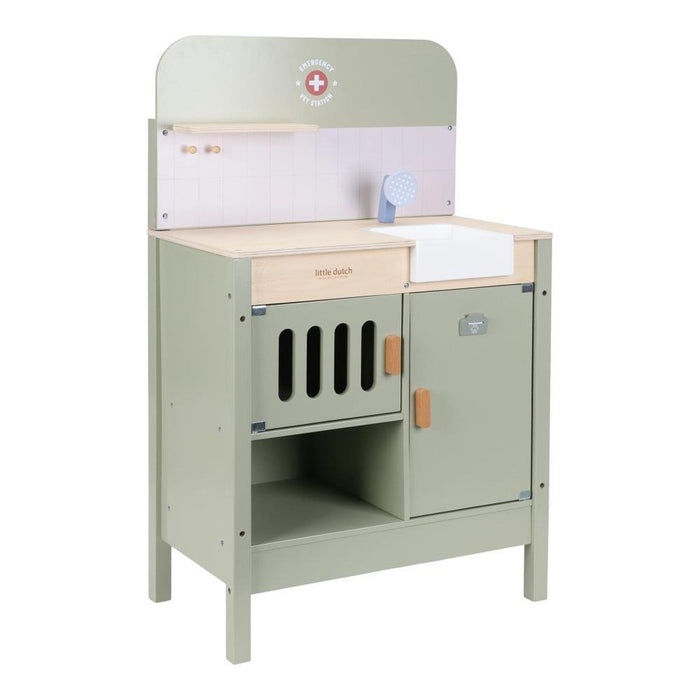 Clínica Veterinária em Madeira com Acessórios Little Dutch Green