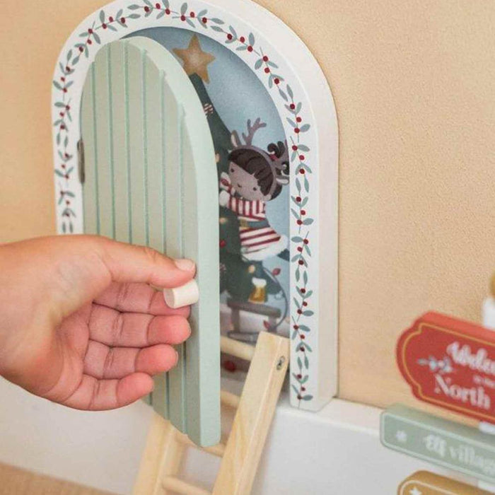 Conjunto Porta de Natal Little Dutch com Acessórios em Madeira