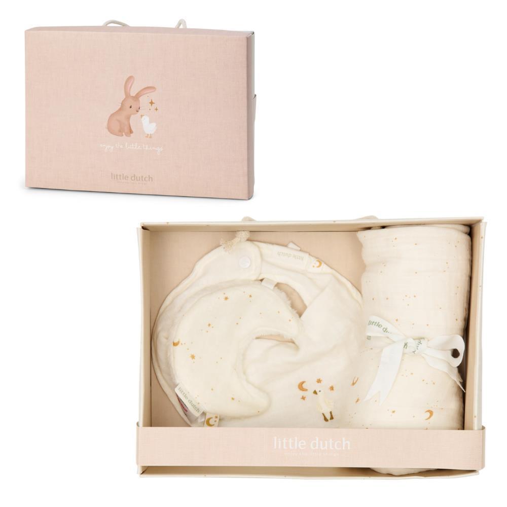 Newborn Essentials 3-Piece Gift Box LittleDutch Moon & Stars