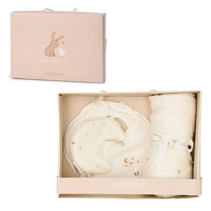 Gift Box 3 Peças Newborn Essentials LittleDutch Moon & Stars