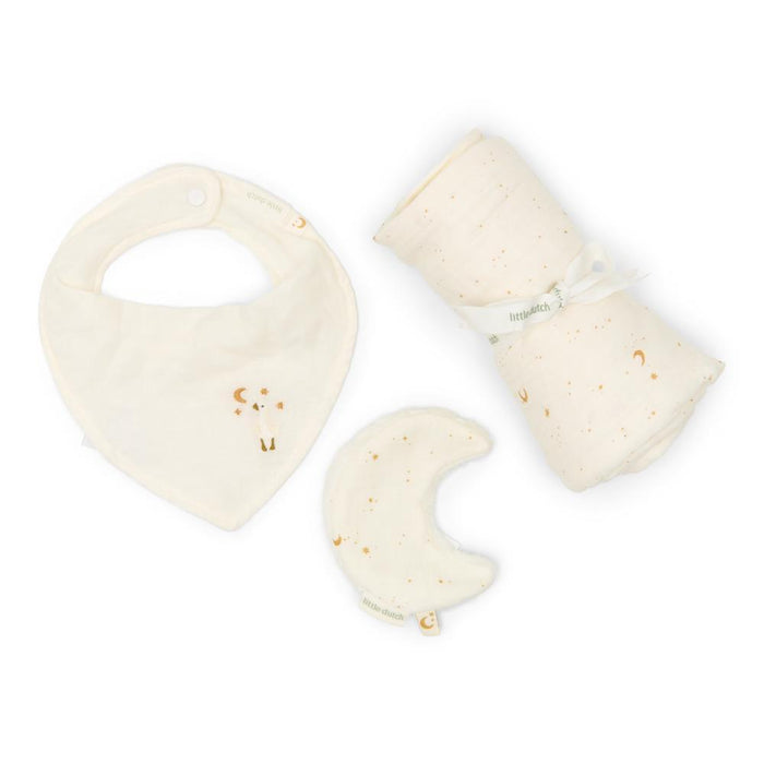 Gift Box 3 Peças Newborn Essentials LittleDutch Moon & Stars