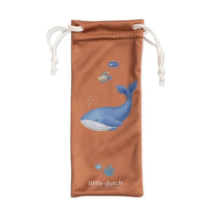 Óculos de Sol Little Dutch Ocean Brown Stripes 2-4 Anos