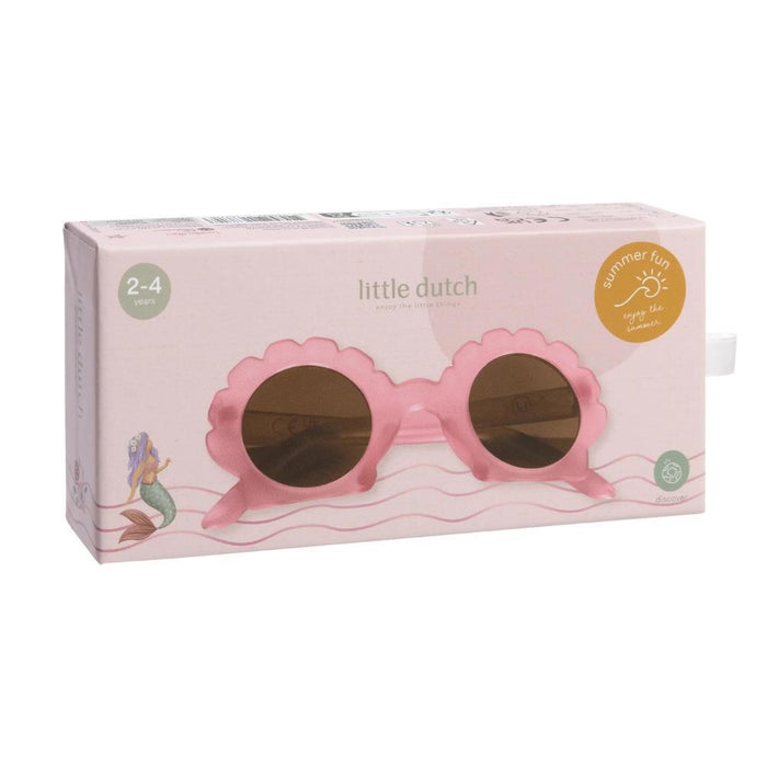 Óculos de Sol Little Dutch Shell Mermaid Pink 2-4 Anos