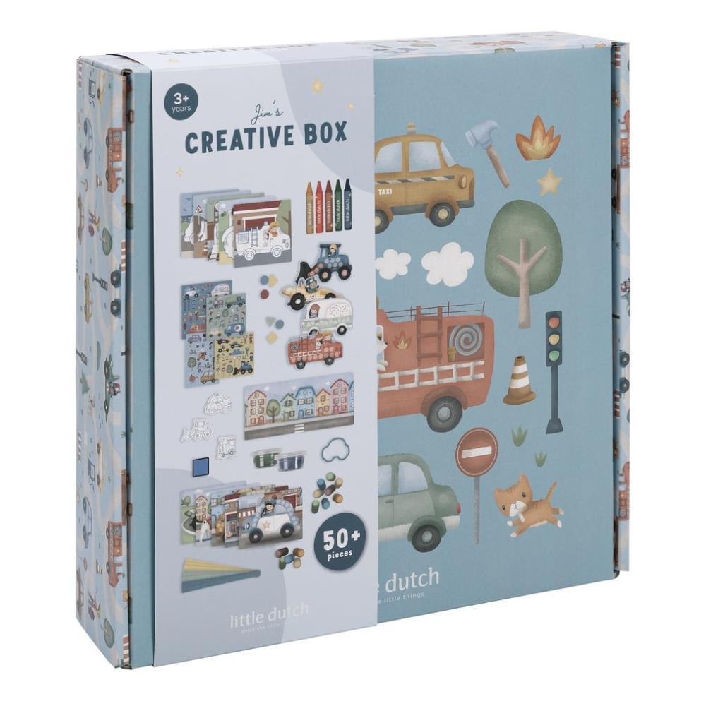 Set creativo con caja XL Little Dutch Jim y sus amigos
