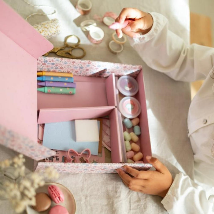 Conjunto Criativo com Caixa XL Little Dutch Rosa & Friends