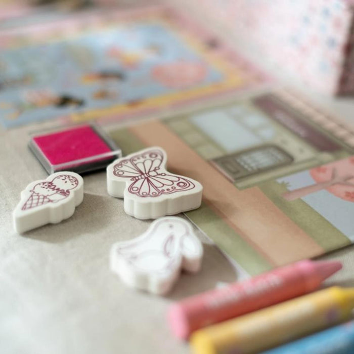 Conjunto Criativo com Caixa XL Little Dutch Rosa & Friends