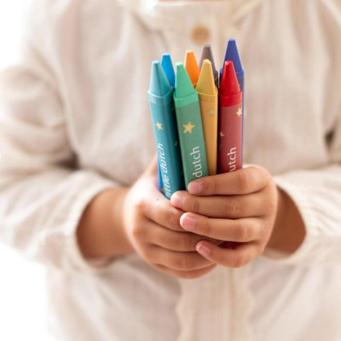 8 Lápis de Cera Little Dutch Jim & Friends