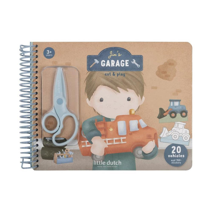 Livro de Recorte com Tesoura Jim & Friends Veículos