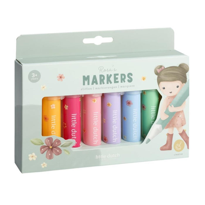 8 Marcadores Little Dutch Rosa & Friends