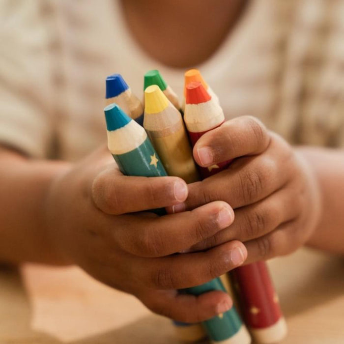 6 Lápis de Cor Little Dutch Jim & Friends