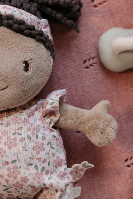 Boneca Bebé de Peluche Little Dutch Evi com Alcofa