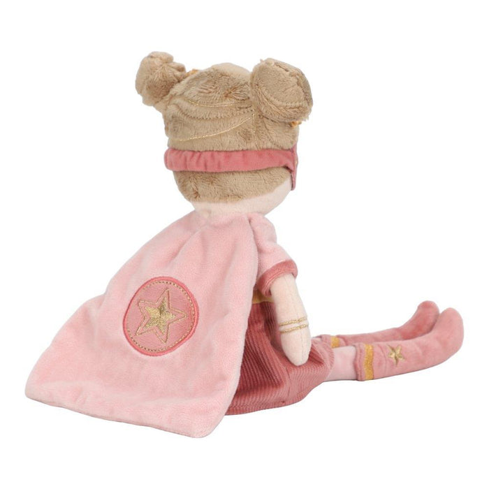Boneca de Peluche Little Dutch Super-Herói Rosa 35cm