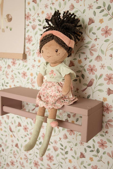 Boneca de Peluche Little Dutch Evi Flores 35cm