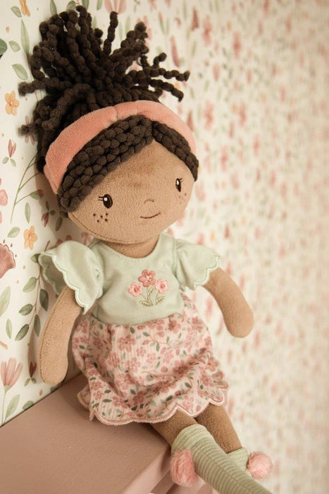 Boneca de Peluche Little Dutch Evi Flores 35cm