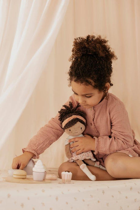 Boneca de Peluche Little Dutch Evi Flores 35cm