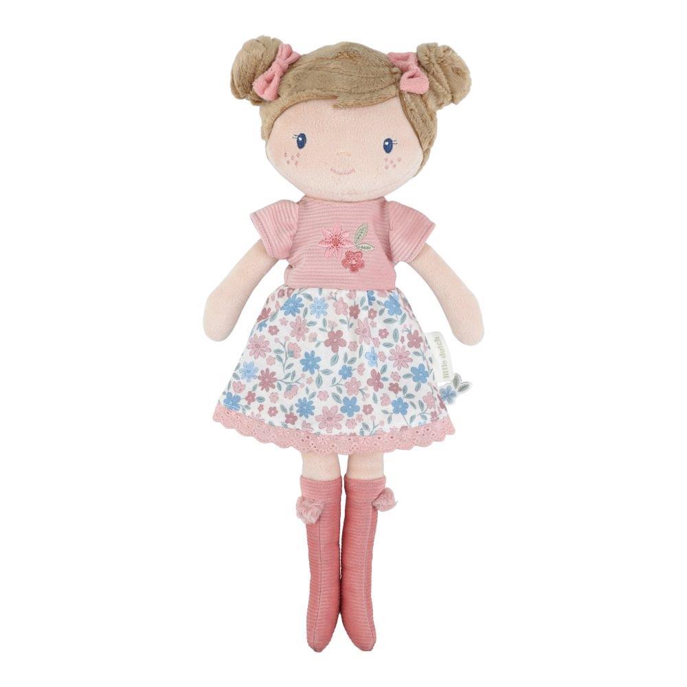Boneca de Peluche Little Dutch Rosa Flores 35cm