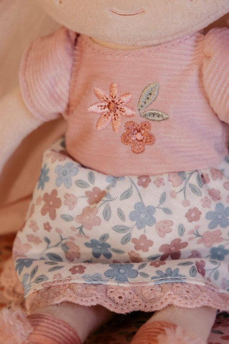 Boneca de Peluche Little Dutch Rosa Flores 35cm