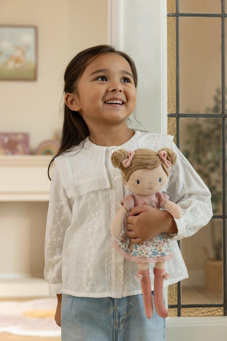 Boneca de Peluche Little Dutch Rosa Flores 35cm