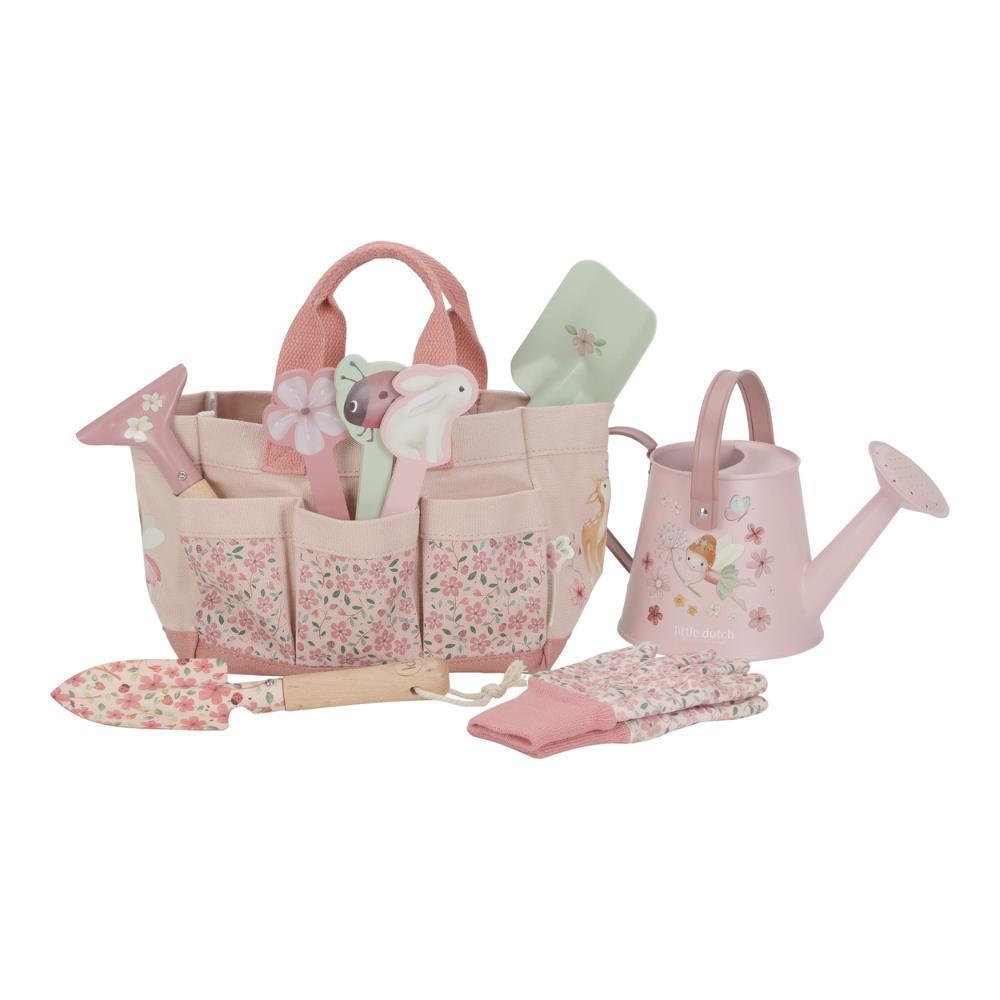 Conjunto de Jardinagem com Mala e 10 Acessórios Little Dutch Fairy Garden