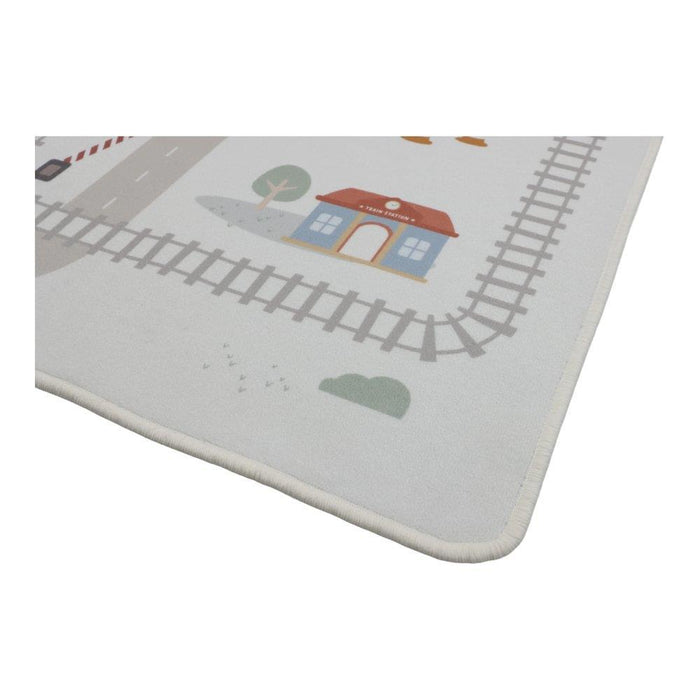 Tapete Pista para Carros Little Dutch Beige 100 x 140cm