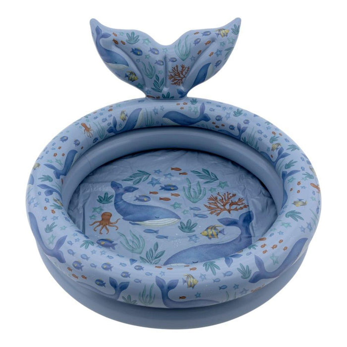 Piscina Insuflável com Cauda Little Dutch Ocean World 80cm