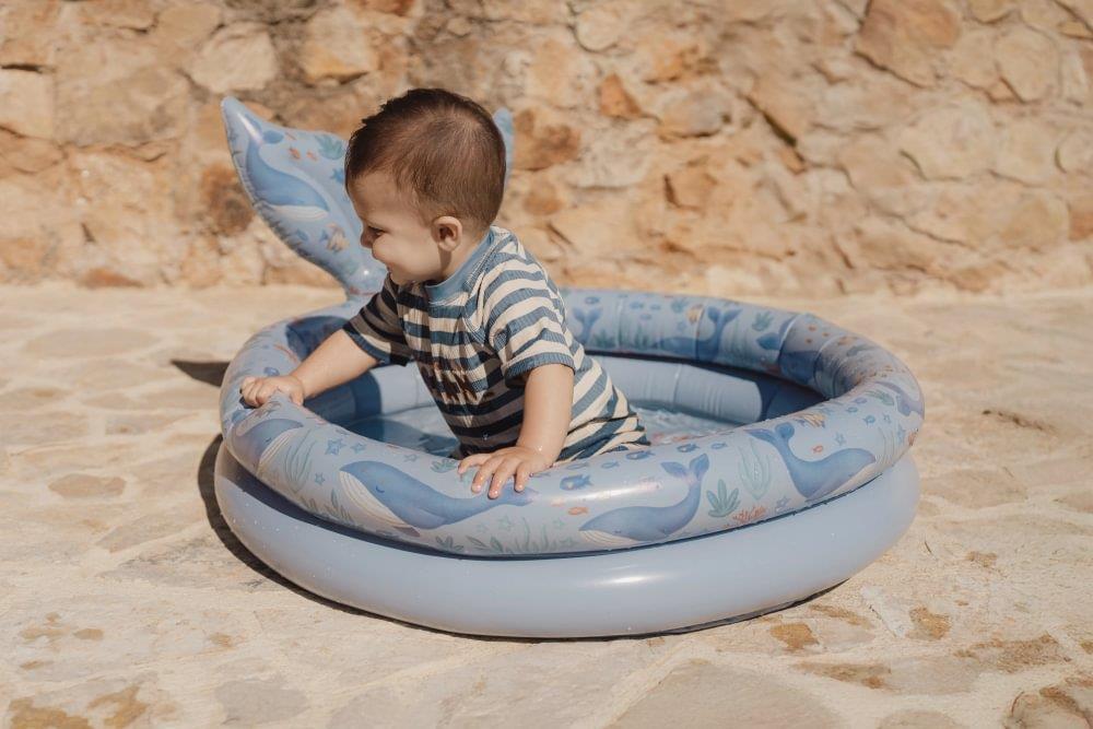 Piscina Insuflável com Cauda Little Dutch Ocean World 80cm