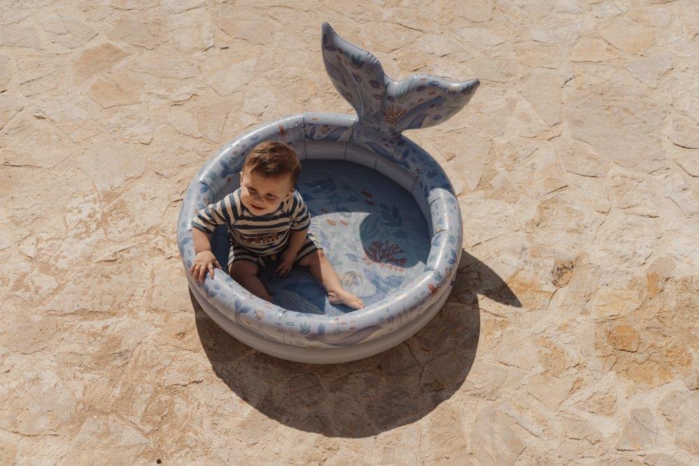 Piscina Insuflável com Cauda Little Dutch Ocean World 80cm