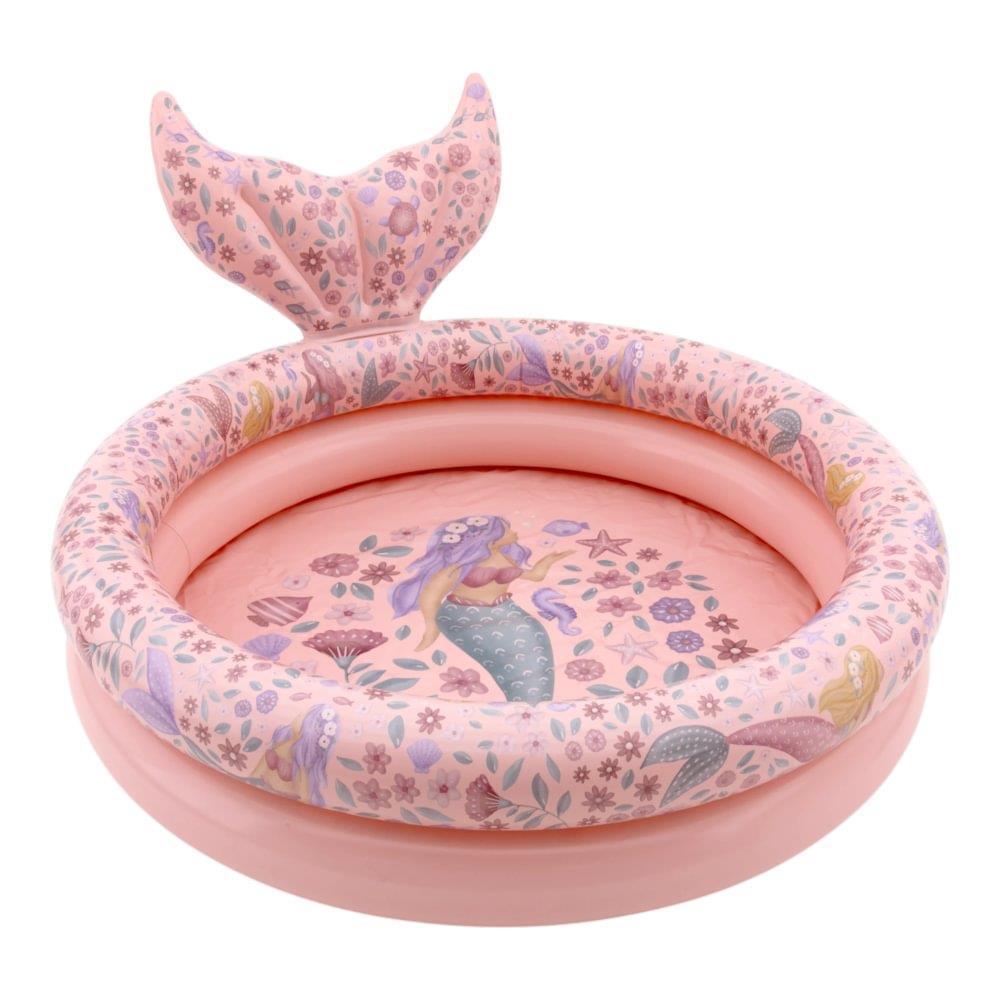 Piscina Insuflável com Cauda Little Dutch Dreamy Mermaid 80cm