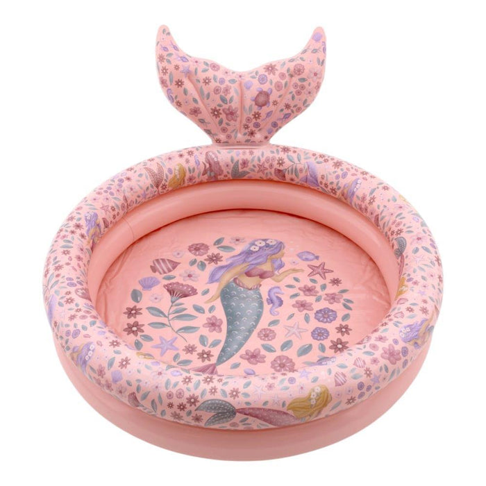 Piscina Insuflável com Cauda Little Dutch Dreamy Mermaid 80cm