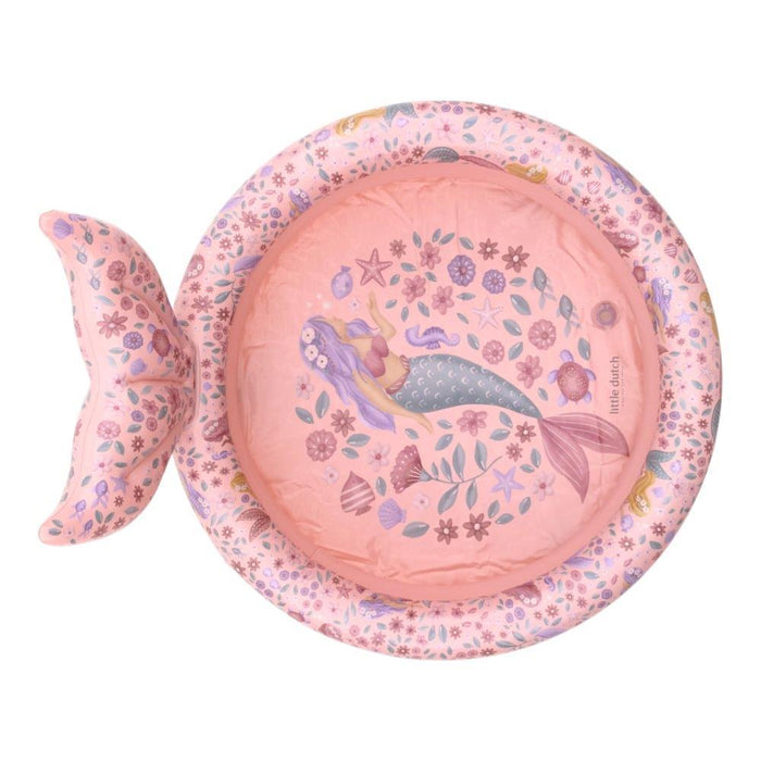 Piscina Insuflável com Cauda Little Dutch Dreamy Mermaid 80cm