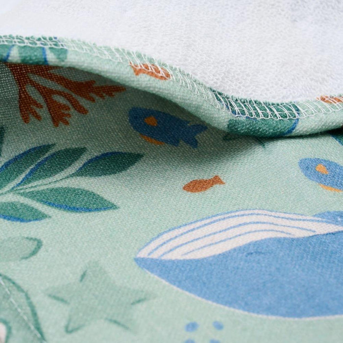 Toalha Poncho Little Dutch Ocean World Multicolour