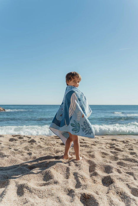 Toalha de Praia Little Dutch Ocean World Blue