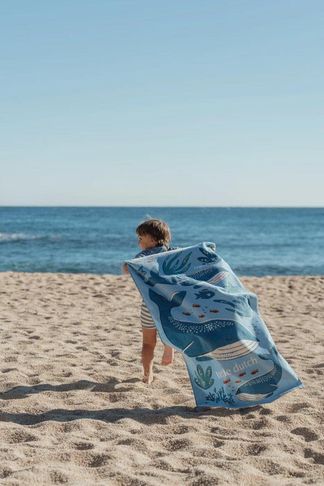 Toalha de Praia Little Dutch Ocean World Blue