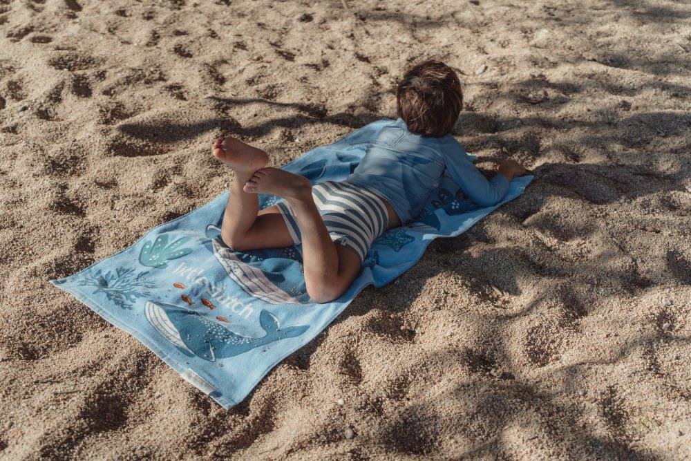 Toalha de Praia Little Dutch Ocean World Blue