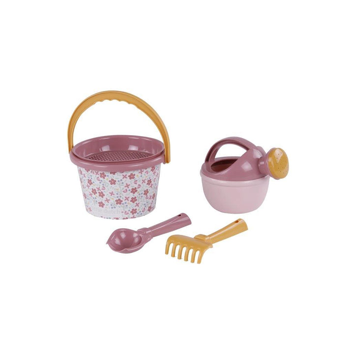 Conjunto de Praia Little Dutch Pink Flowers