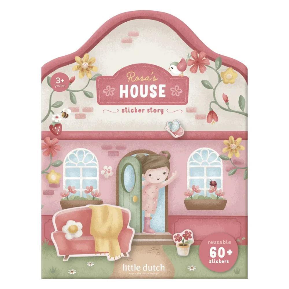 Little Dutch Rosa’s House Reusable Sticker Book