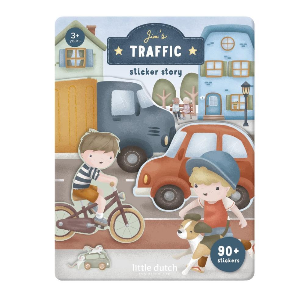 Little Dutch Jim & Friends Reusable Sticker Book