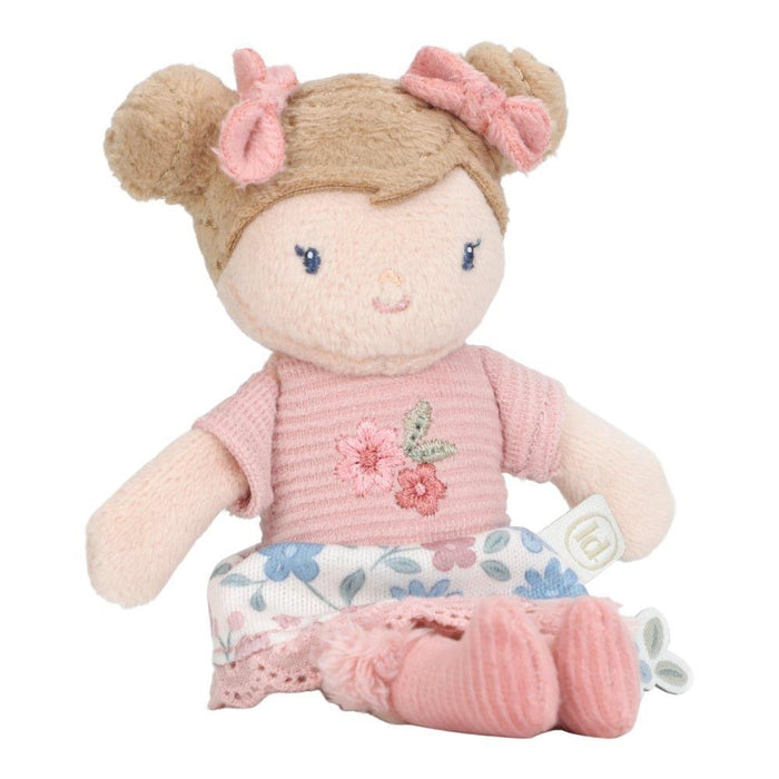 Boneca de Peluche Little Dutch Rosa Flores 10cm