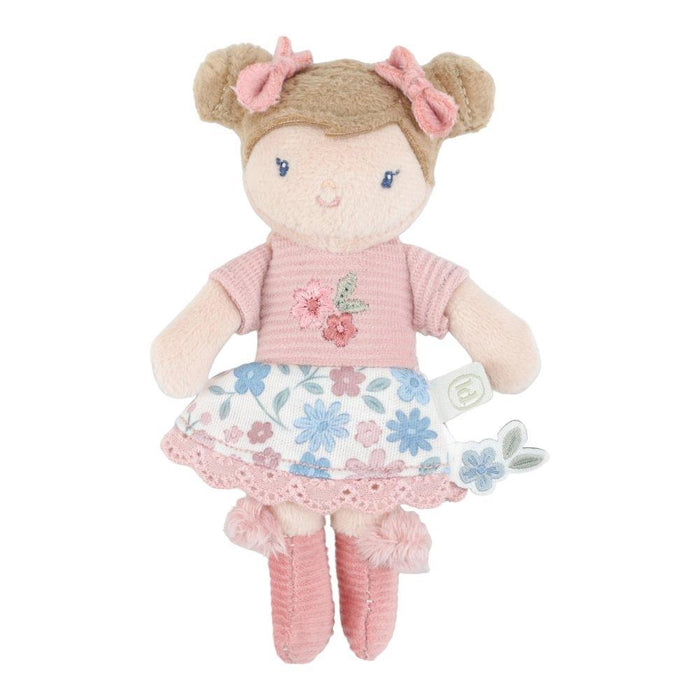 Boneca de Peluche Little Dutch Rosa Flores 10cm