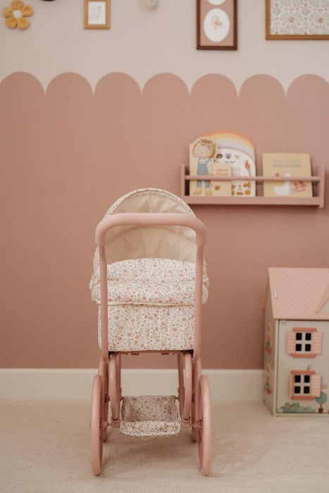 Carrinho para Bonecas Little Dutch Flores