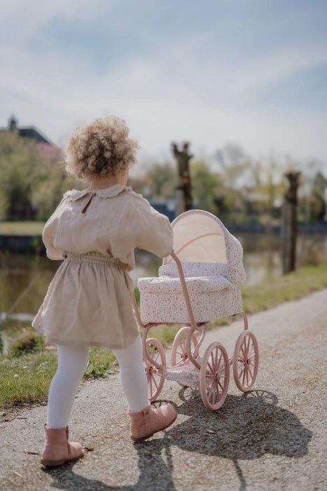 Carrinho para Bonecas Little Dutch Flores