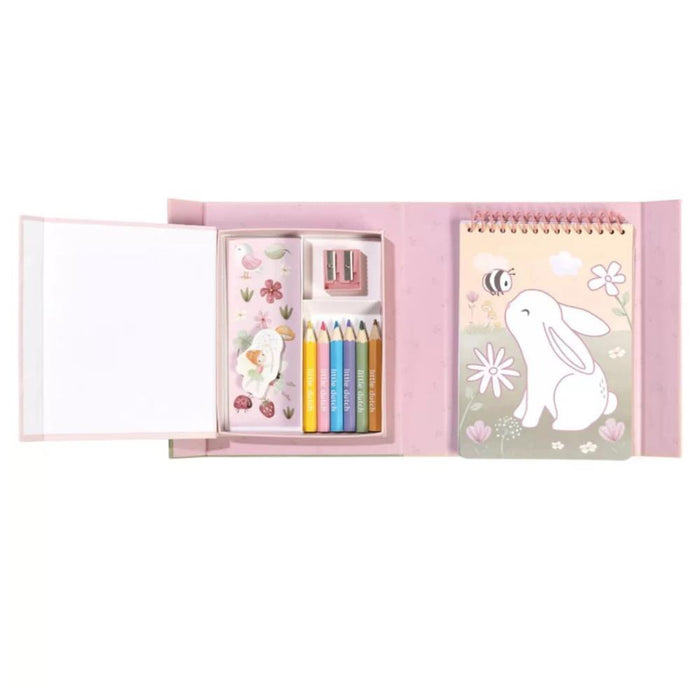 Conjunto de Colorir com 6 Lápis LittleDutch Fairy Garden Rosa